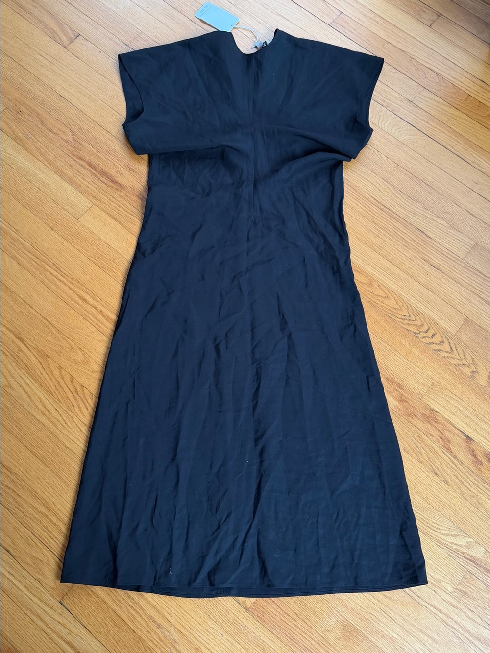 COS Asymmetric Tencel/Lyocell Dress - Picture 5 of 9